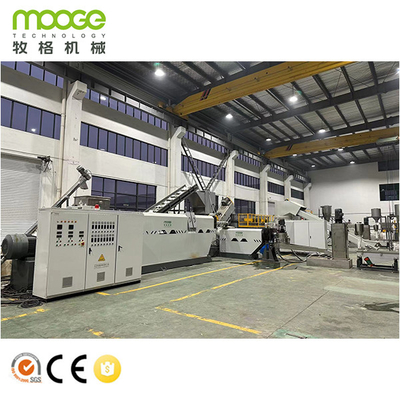 Plastic Pelletizing Extruder for HDPE, LDPE, LLDPE Rigid Flakes Recycling Plastic Recycling Pellet Machine