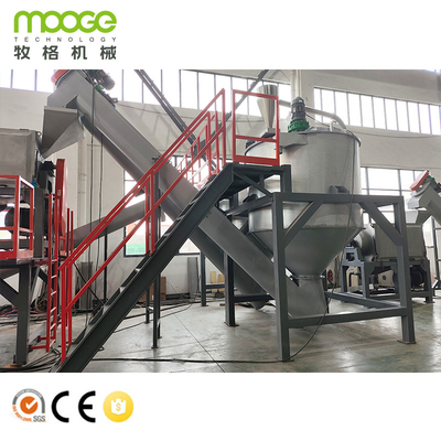 Cleaning Washing Shredder Machine Waste Recycling Line