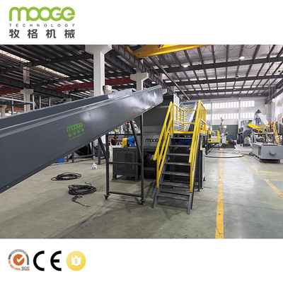 Premium HDPE / PP Rigid Bottle Recycling Washing Line Auto PLC Control 1000kg/h Capacity