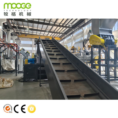 Cleaning Washing Shredder Machine Waste Recycling Line Plastic PET HDPE Bottle Crushing