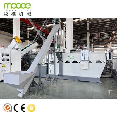 Pp Hdpe Rigid Flakes Granulators Pe Plastic Pelletizing Machine