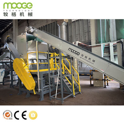 Voltage 380V50Hz Customizable Plastic Recycling Washing Line Electric Powersupply 304 Stainless Steel Washing System