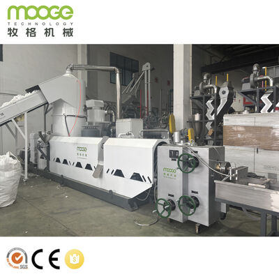 Waste Fiber PET Recycling Granulating Machine with Strand Cutting System