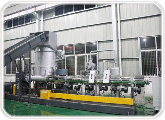 PSF-180 Polyester Fiber Pelletizing Line For Waste Fabric Recycling Solution 3