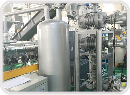 PSF-180 Polyester Fiber Pelletizing Line For Waste Fabric Recycling Solution 4