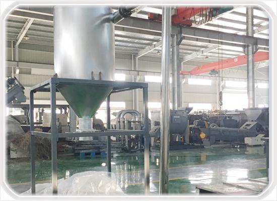 PSF-180 Polyester Fiber Pelletizing Line For Waste Fabric Recycling Solution 8