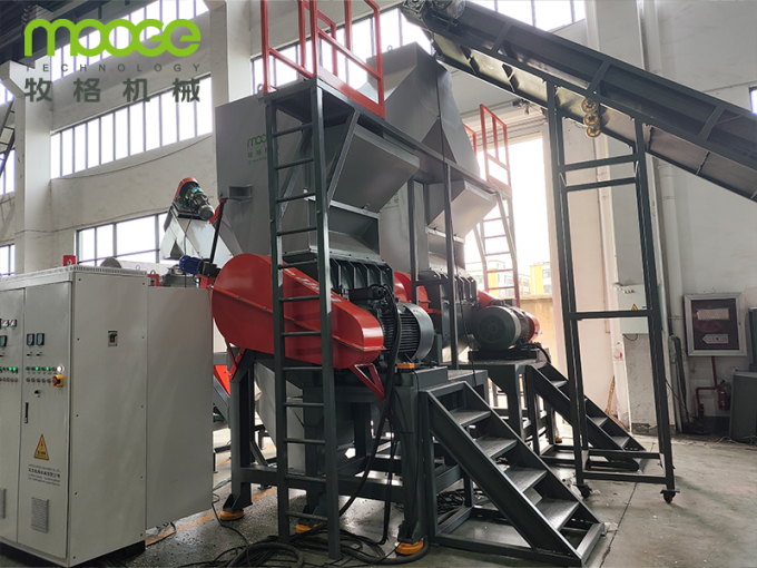 Fixed Blade 4 Waste Plastic Bottle Crusher For Recycling Online Support 4